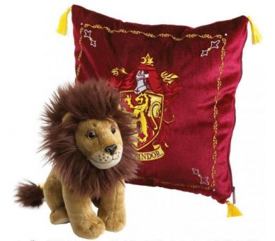 Harry Potter House Cushion w/Plush Fig Gryffindor