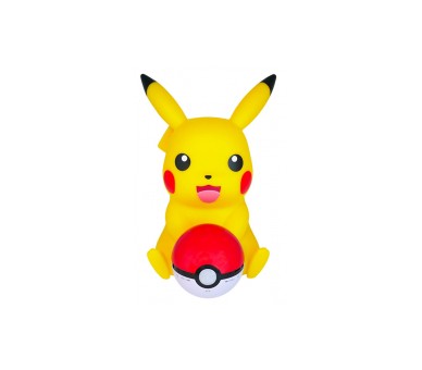 Lampada Speaker Wireless Pokemon Pikachu Sitting / Poke Ball