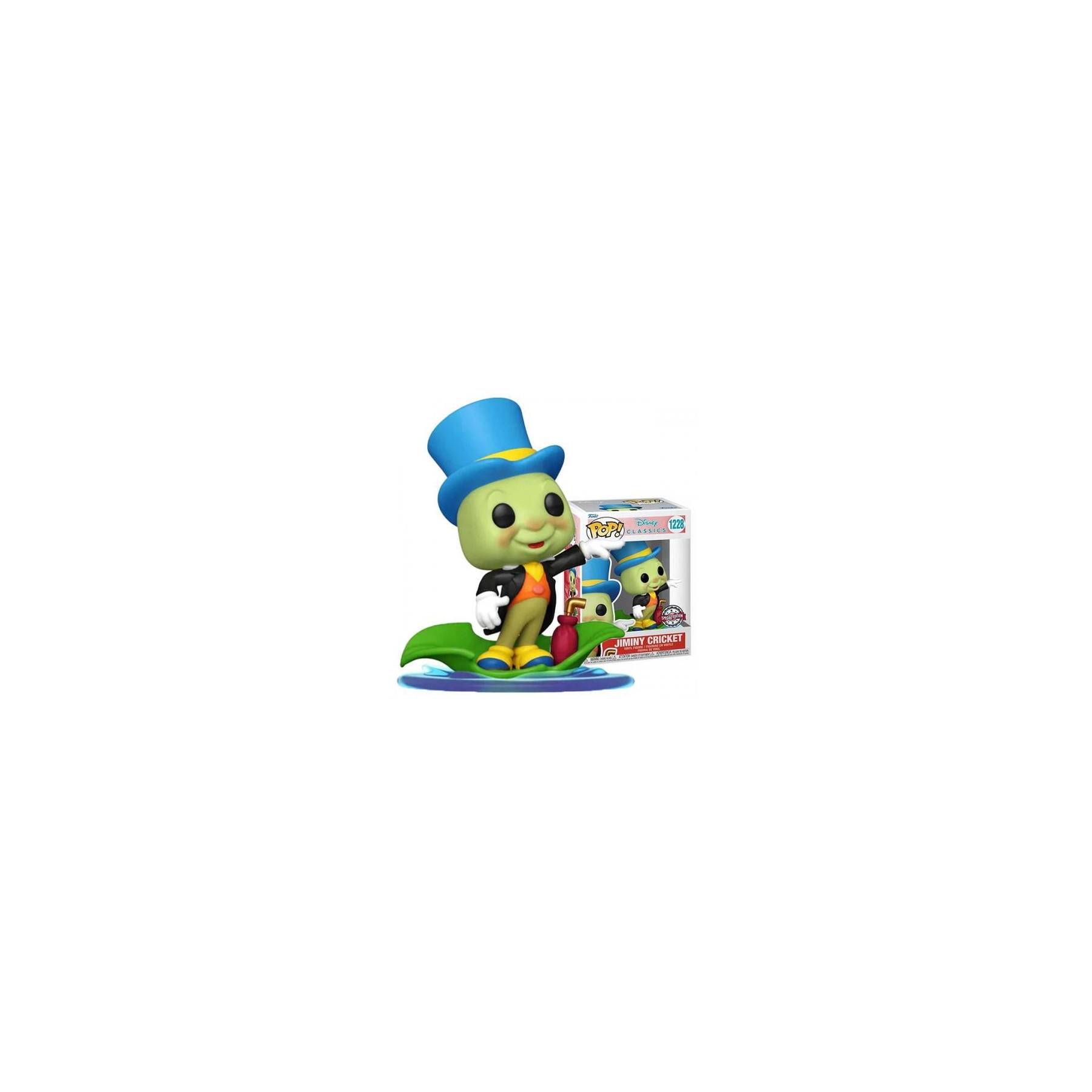 Funko POP! Disney Classic: Jiminy Cricket (1228) EXM (fk0)