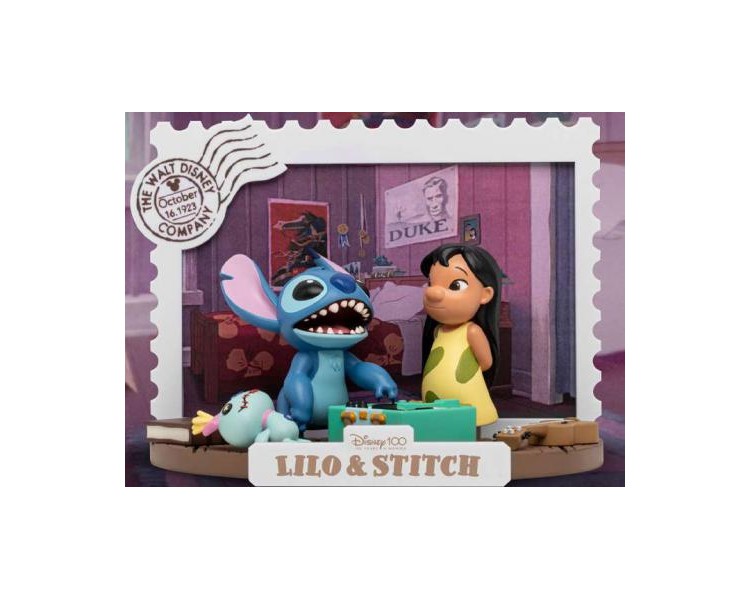 Disney 100 Years Wonder D-Stage Diorama Lilo & Stitch 10cm