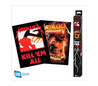 Metallica Set 2 Chibi Posters 52x38 Kill Em All/Fire Guy