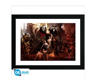 Diablo Framed Print : Diablo IV - Nephalems (30x40)