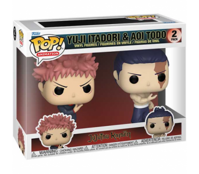 Funko POP! Jujutsu Kaisen S2: Itadori / Todo (2PK)