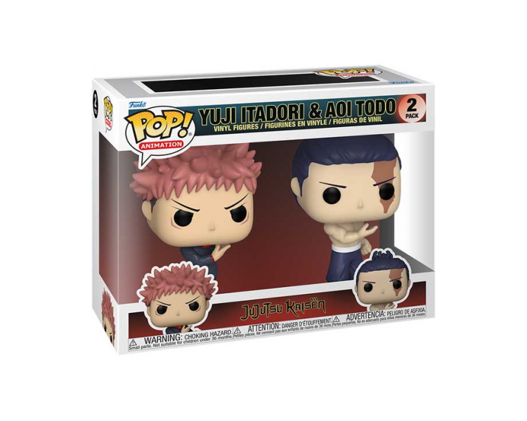 Funko POP! Jujutsu Kaisen S2: Itadori / Todo (2PK)