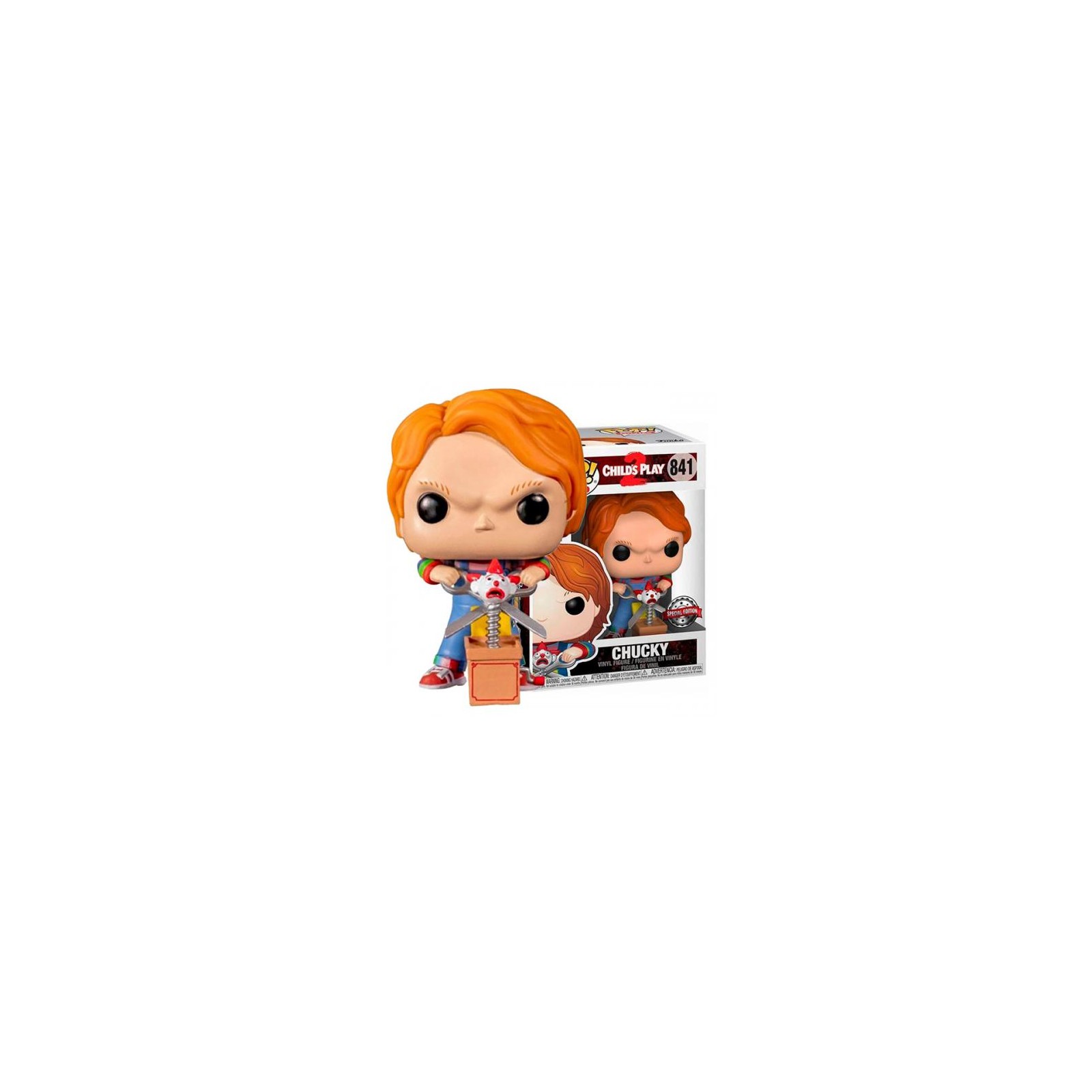 Funko POP! Child's Play 2: Chucky w/Buddy-Scissors (841) EXM