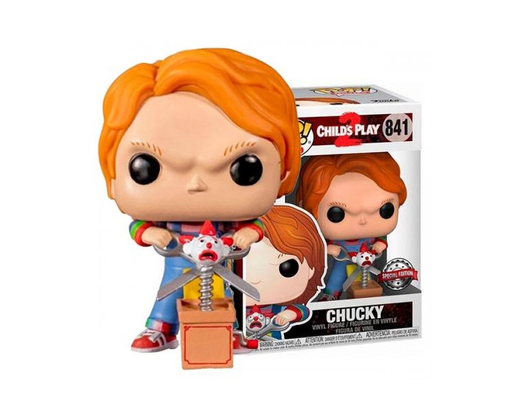 Funko POP! Child's Play 2: Chucky w/Buddy-Scissors (841) EXM