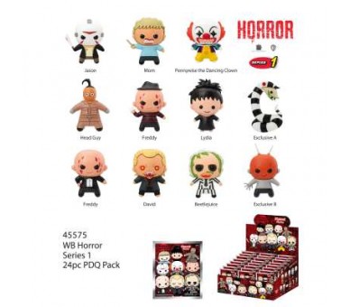 Horror S1 Bag Clip (24pz) Blind Box Display 6cm