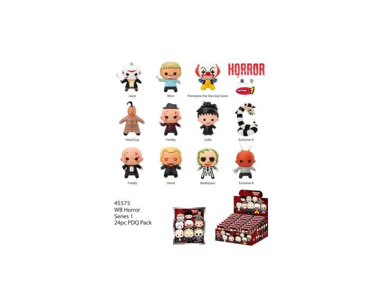 Horror S1 Bag Clip (24pz) Blind Box Display 6cm