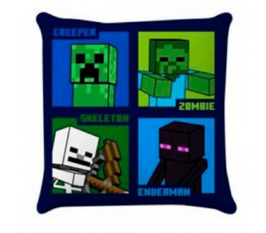 Cuscino Minecraft Zombie/Skeleton/Enderman/Creeper 40cm