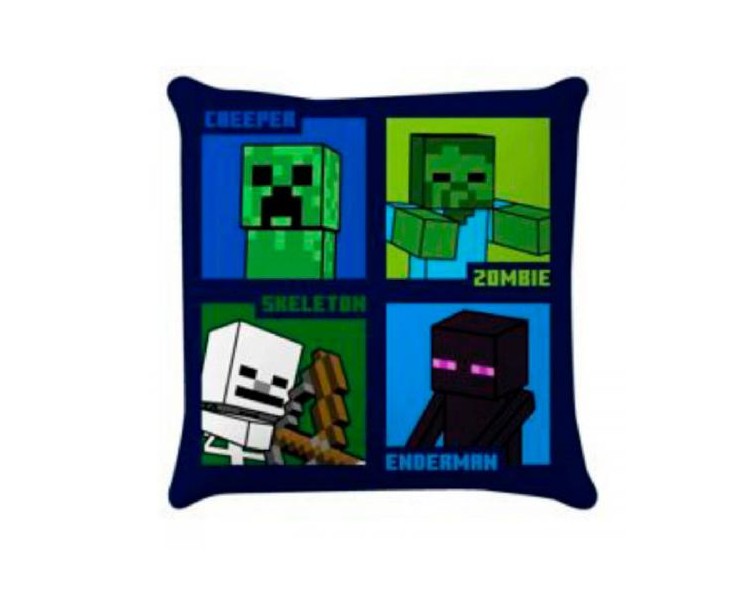 Cuscino Minecraft Zombie/Skeleton/Enderman/Creeper 40cm