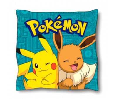 Cuscino Pokemon Pikachu/Eevee 40cm