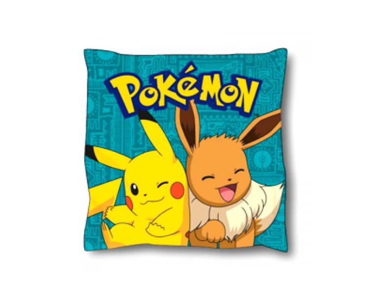 Cuscino Pokemon Pikachu/Eevee 40cm