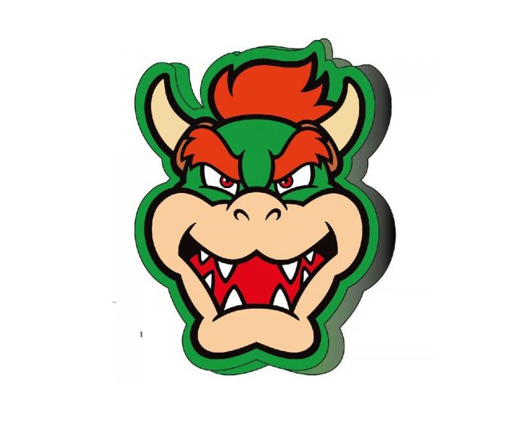 Cuscino Super Mario Bros Bowser 3D 40cm