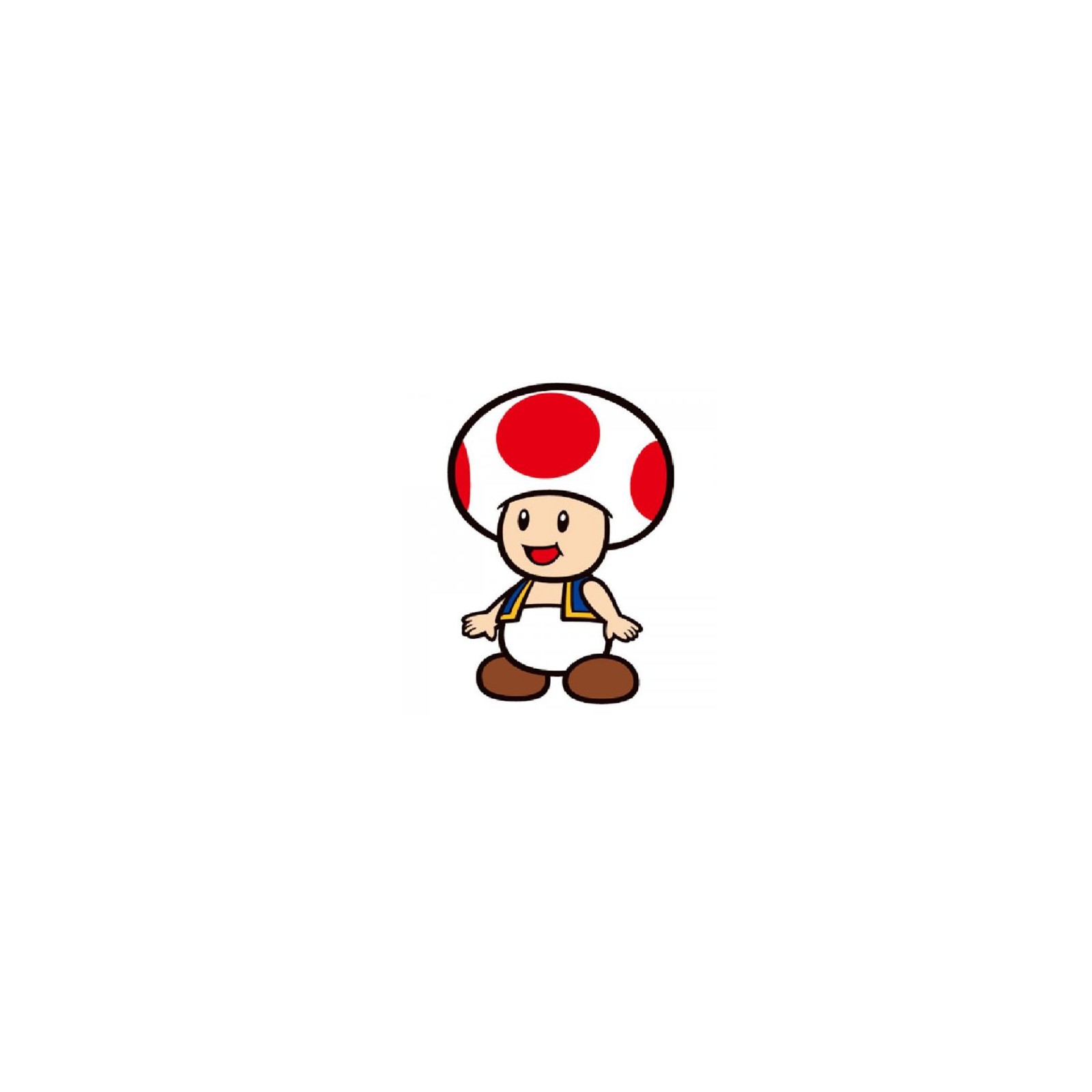 Cuscino Super Mario Bros Toad 3D 40cm