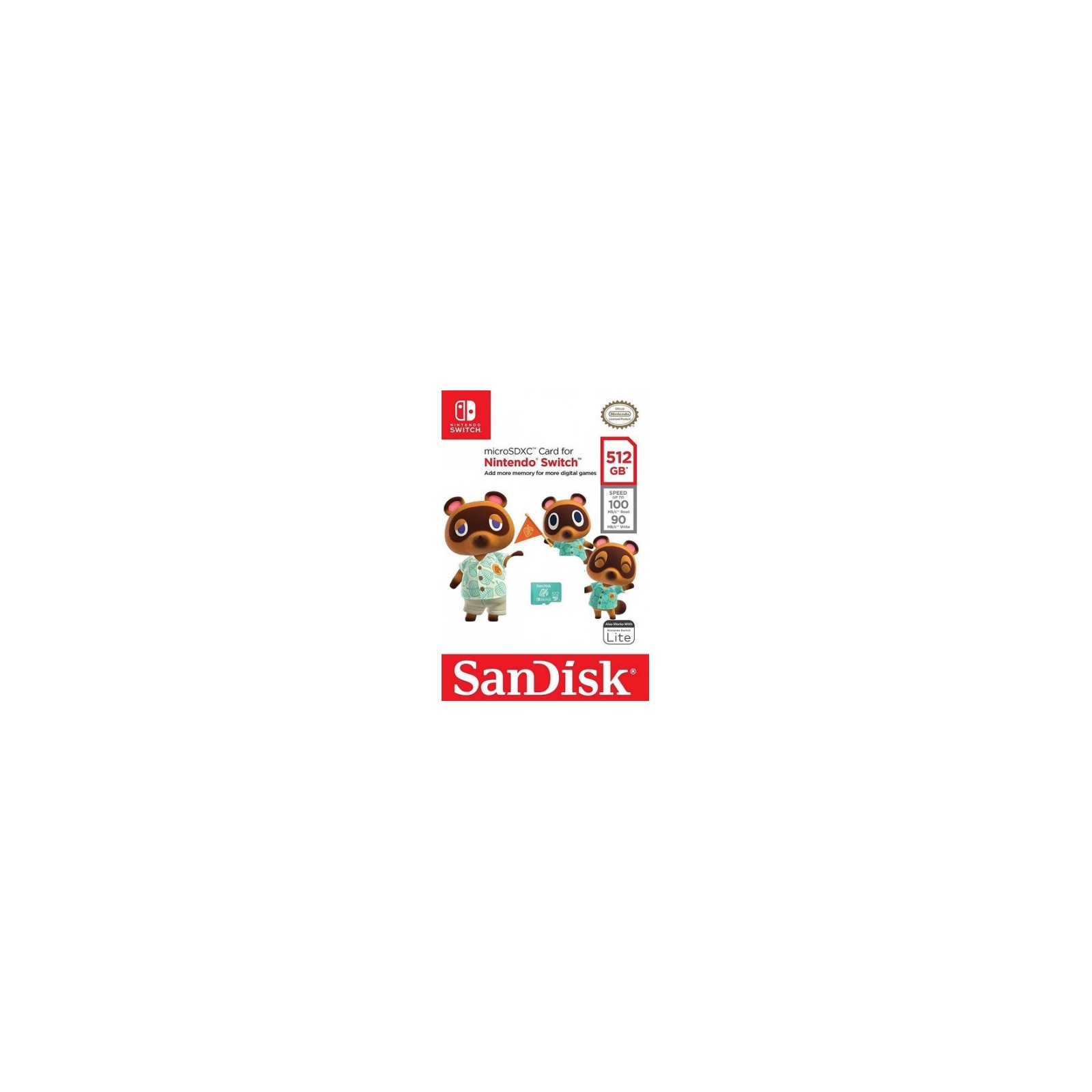 Micro SD Sandisk SDXC 512 GB Animal Crossing