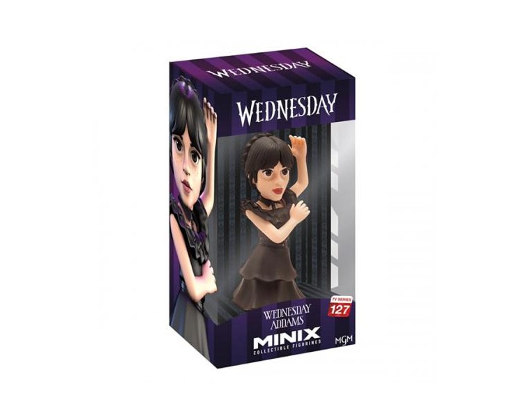 Minix Collectible Fig: Mercoledi Addams 3 Ball Dress 12cm