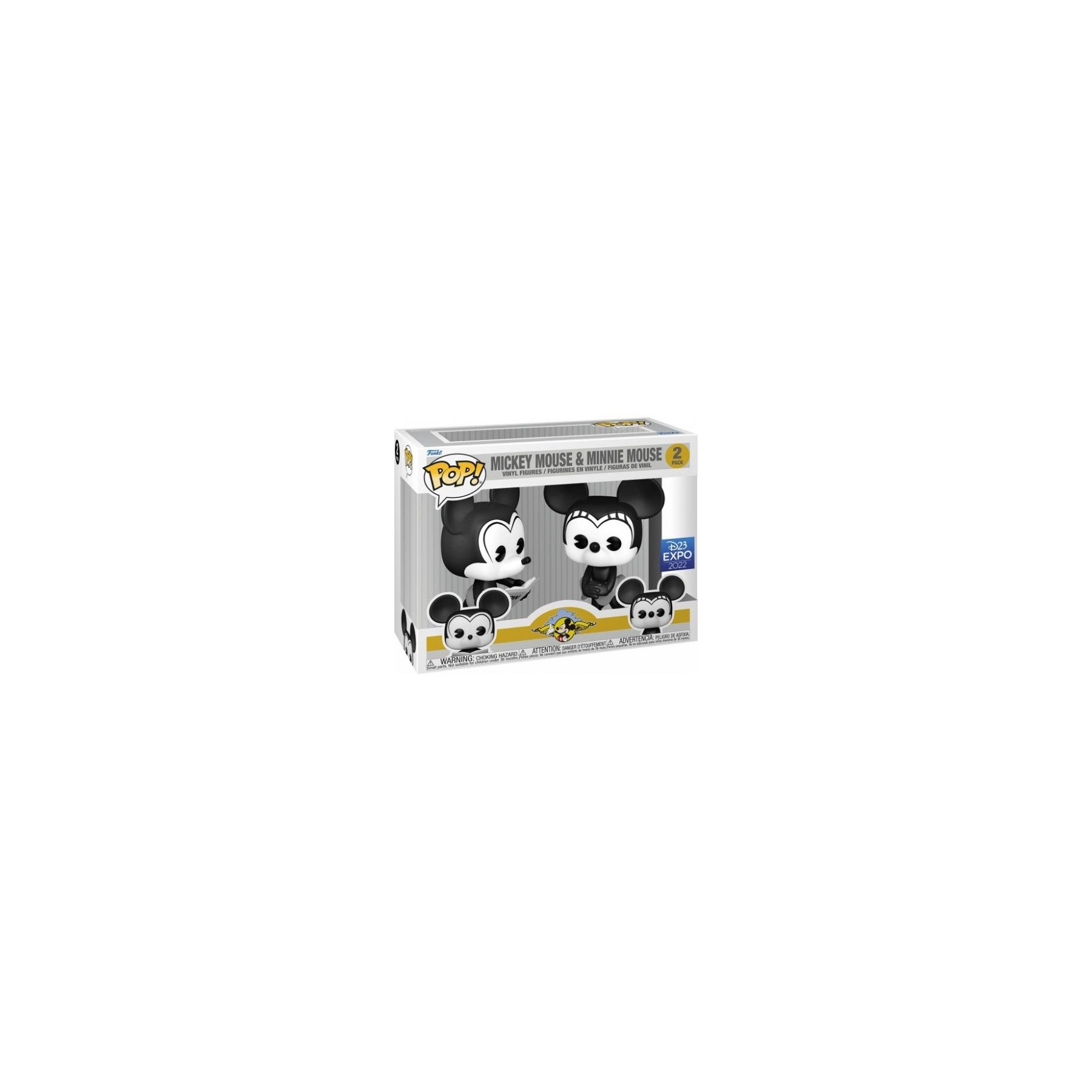 Funko POP! Disney Plane Crazy Mickey / Minnie Mouse 2PK EXM