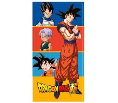 Dragon Ball Super Telo Mare Microfibra Goku Family 140x70cm