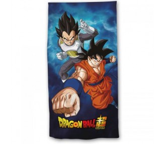 Dragon Ball Telo Mare Cotone Goku Vegeta 140x70cm