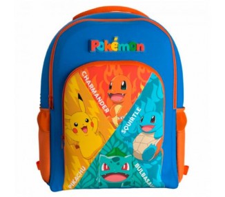 Pokemon Zaino Backpack Starters Adaptable 43cm