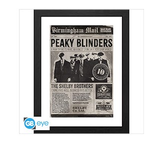 Framed Poster Peaky Blinders : 10Th Newspaper (30x40)