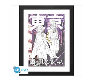 Framed Poster Tokyo Revengers : Mikey & Draken (30x40)