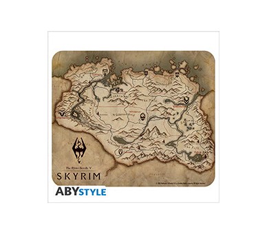 Skyrim Tappetino Mouse Map 23cm