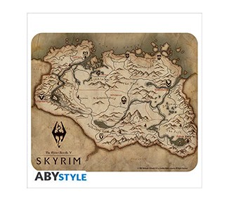 Skyrim Tappetino Mouse Map 23cm