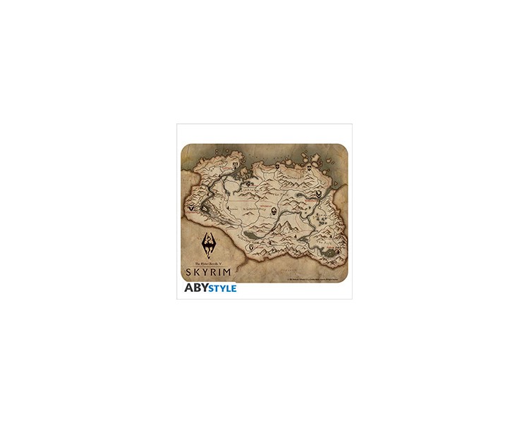 Skyrim Tappetino Mouse Map 23cm