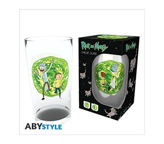 Rick and Morty Bicchiere 400ml Portal