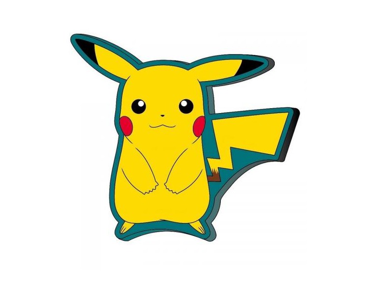 Cuscino Pokemon Pikachu 3D 35cm