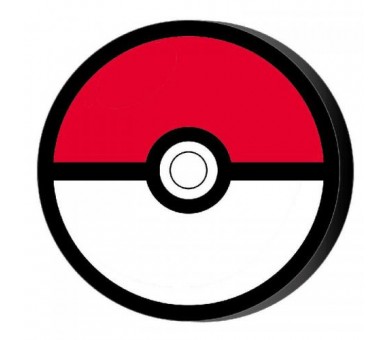 Cuscino Pokemon Pokeball 3D 40cm