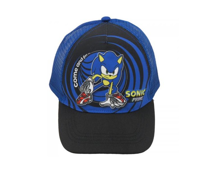 Cappellino Sonic the Hedgehog : Sonic Blu/Nero