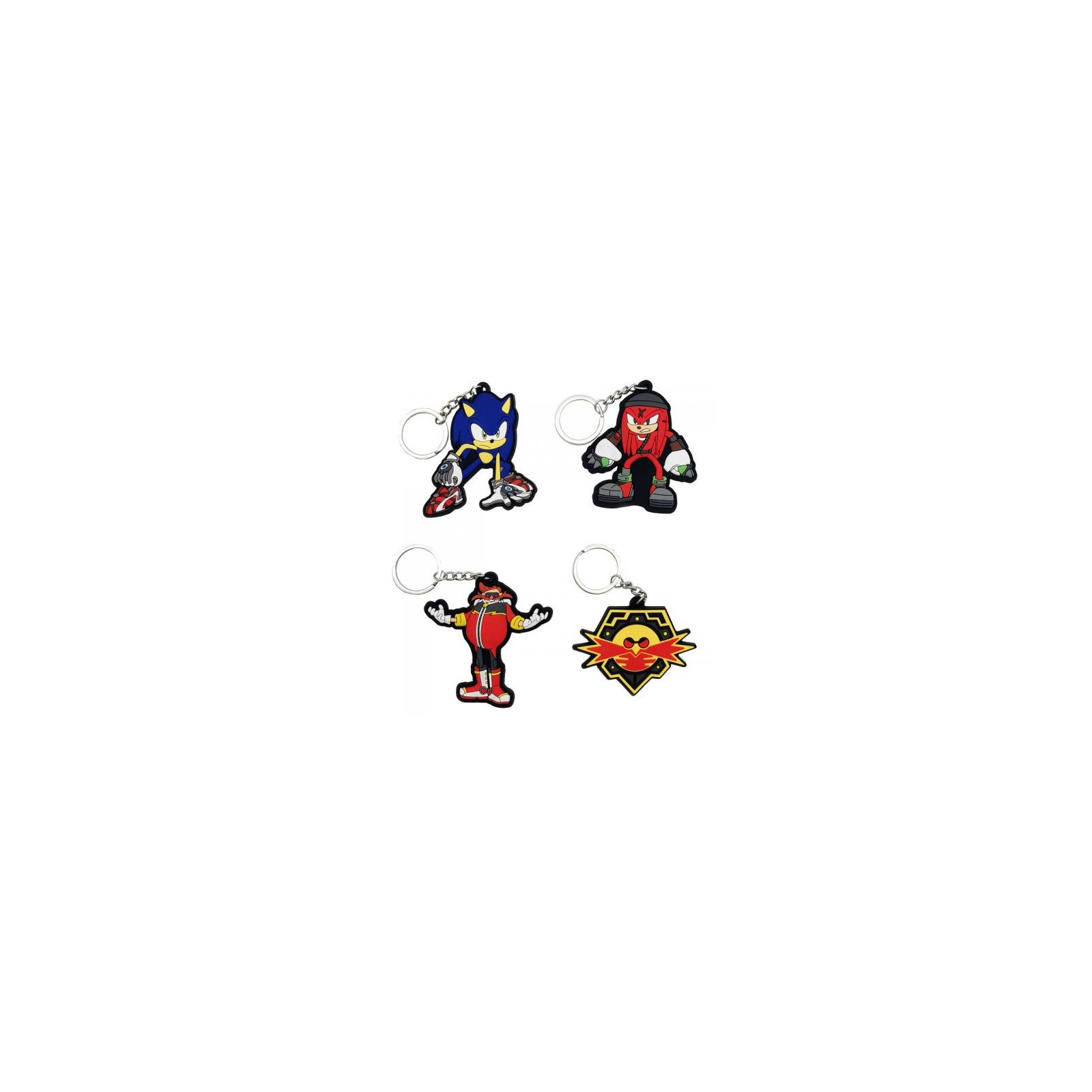 Set 4 Portachiavi Sonic the Hedgehog