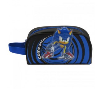 Toilet Bag Sonic the Hedgehog: Logo Black/Blue 23cm