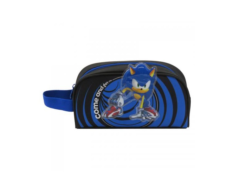 Toilet Bag Sonic the Hedgehog: Logo Black/Blue 23cm