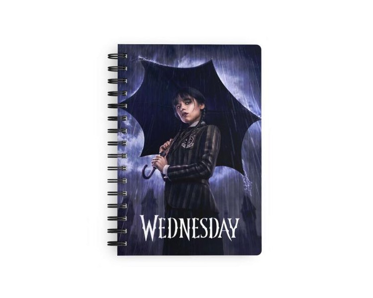 Wednesday Rain Wednesday 3d Effect Notebook