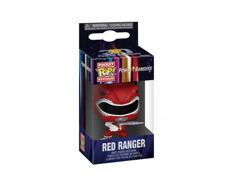 Key Funko POP! Power Rangers 30th: Red Ranger