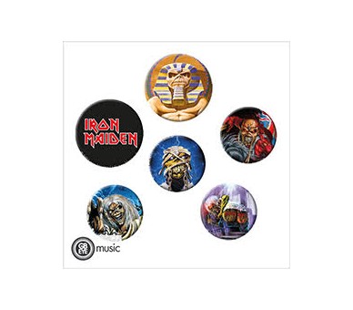 Iron Maiden Pin Spilla Badge: Mix 3cm