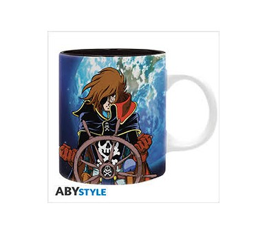 Albator Tazza 320ml Subli: Captain Harlock / Ship