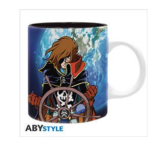 Albator Tazza 320ml Subli: Captain Harlock / Ship