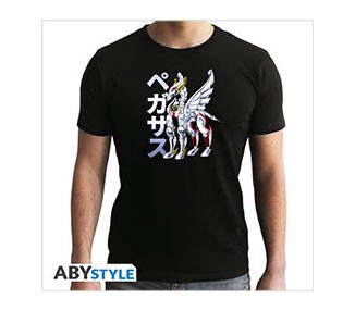 Saint Seiya T-Shirt (XS) Man Black: Pegasus Cloth