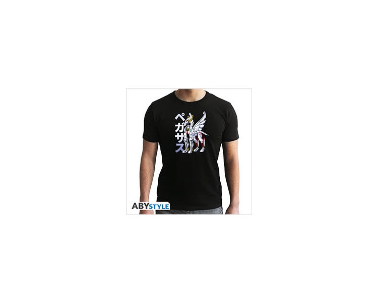 Saint Seiya T-Shirt (XS) Man Black: Pegasus Cloth