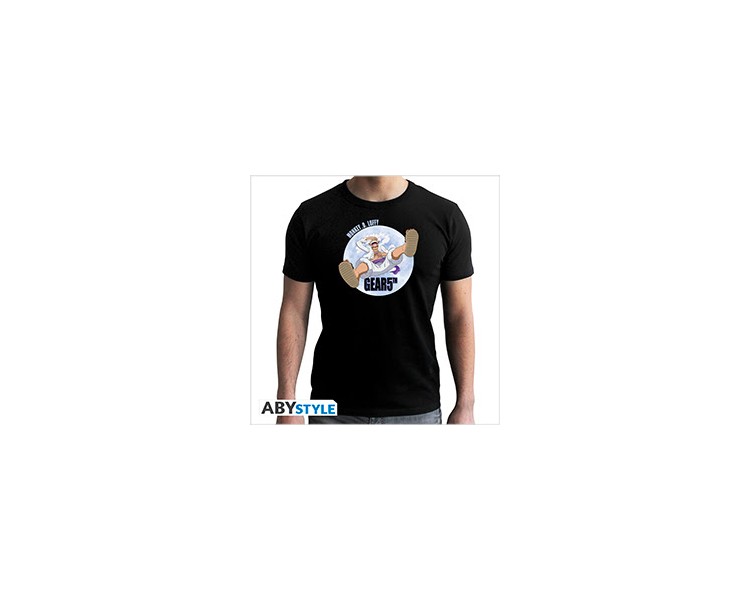 One Piece T-Shirt (S) Black New Fit Man: Gear 5th