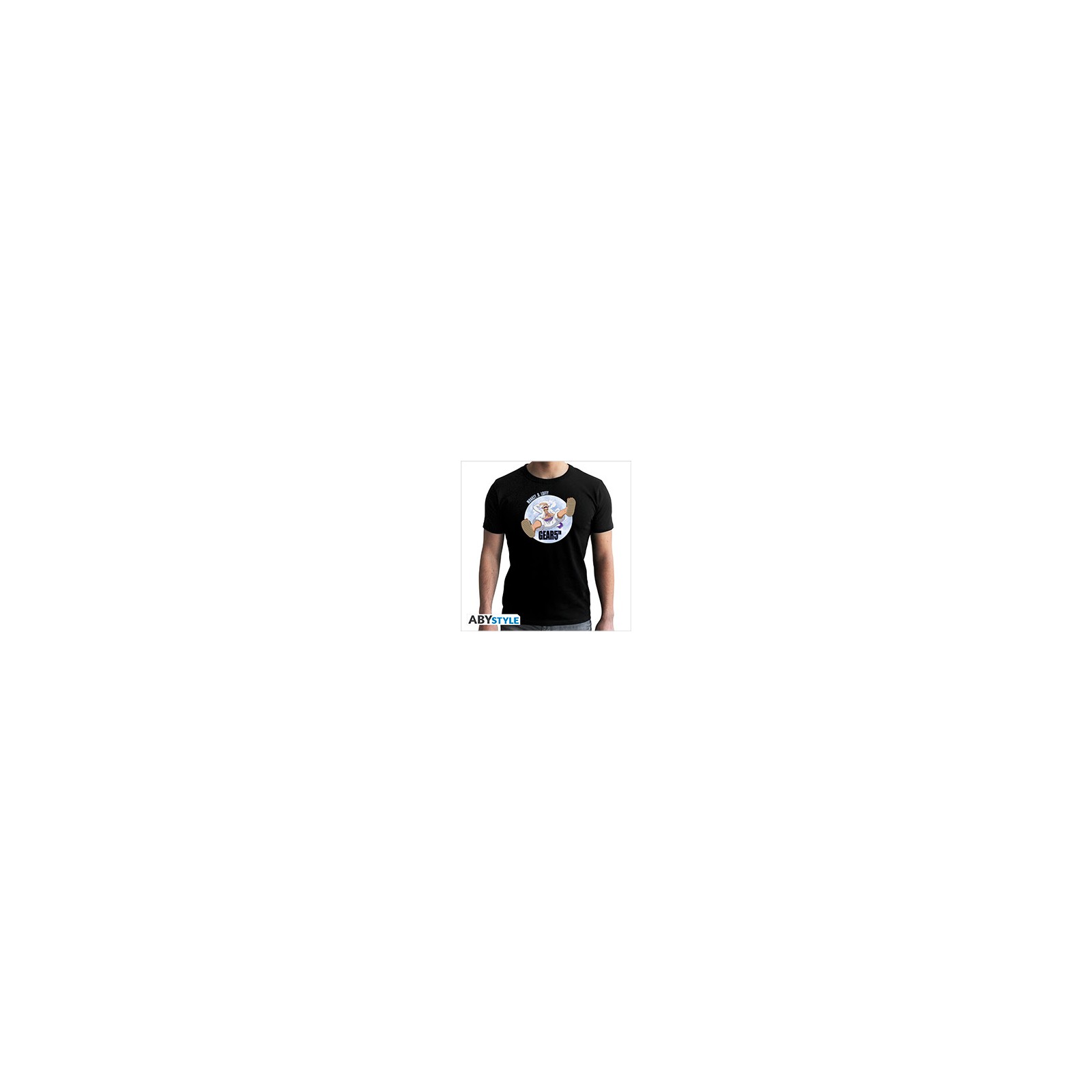 One Piece T-Shirt (XL) Black New Fit Man: Gear 5th