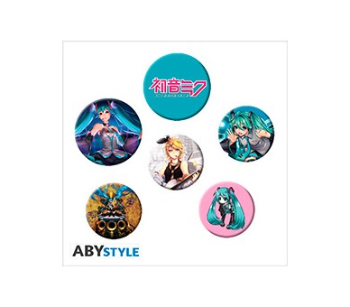 Hatsune Miku Pin Spilla Badge: Badge Pack Mix 3cm