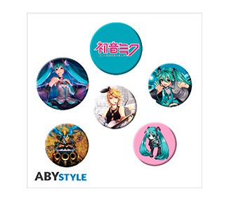 Hatsune Miku Pin Spilla Badge: Badge Pack Mix 3cm