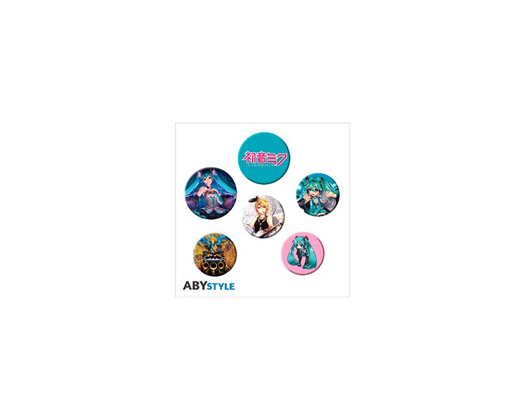 Hatsune Miku Pin Spilla Badge: Badge Pack Mix 3cm