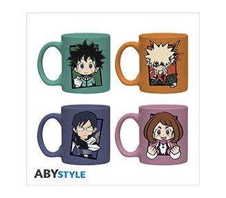 My hero Academia Gift Set Tazze 4PZ: Chibi