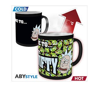 Rick and Morty Tazza Heat Change 320ml: Get Schwifty